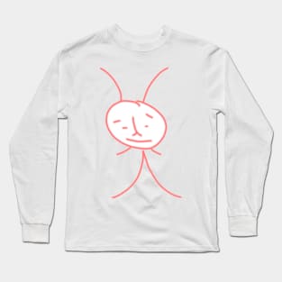 pencil man Long Sleeve T-Shirt